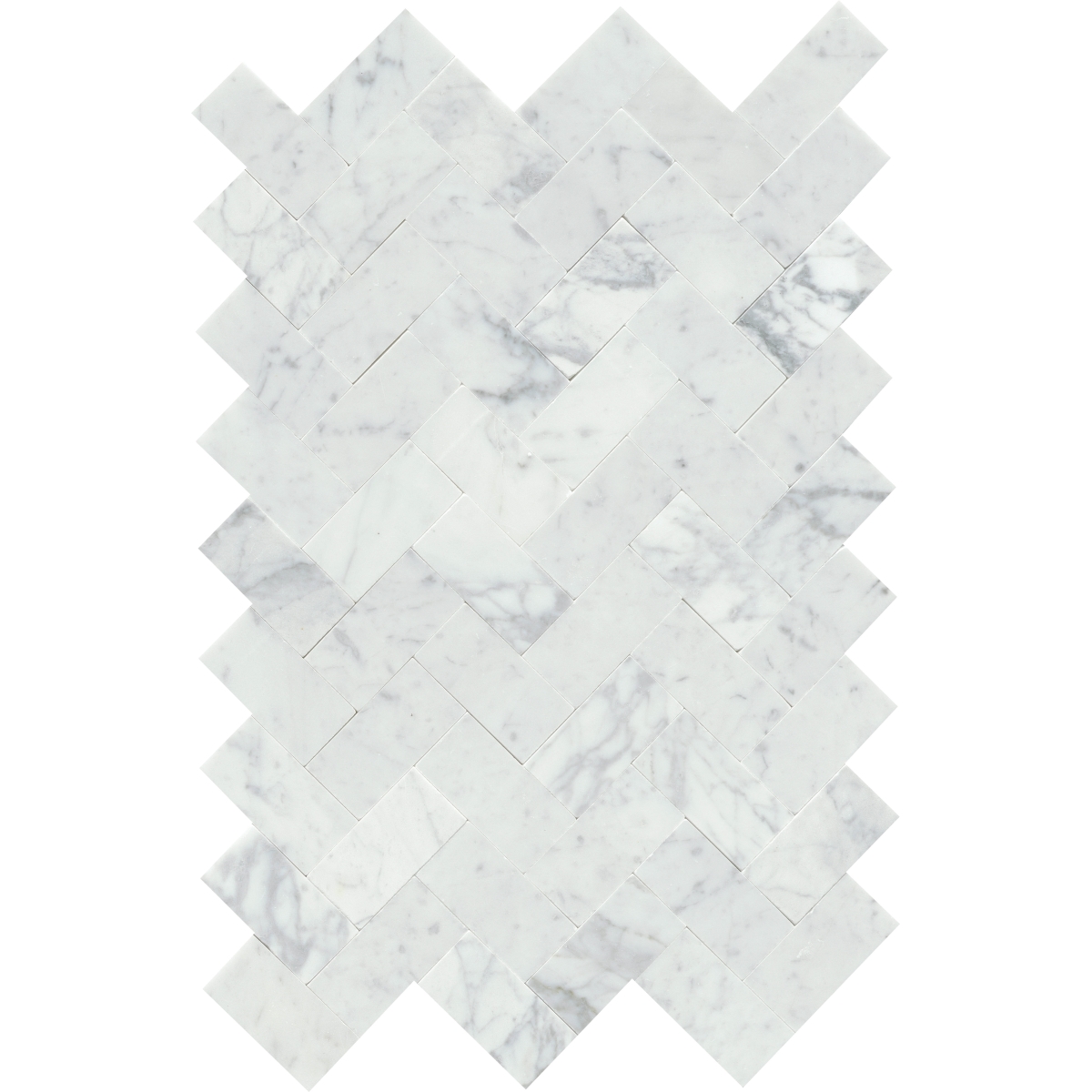 Link Herringbone Mosaic Honed Marble